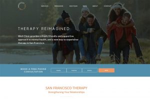 Well Clinic, San Francisco Therapy - web design by Greg Goodman
