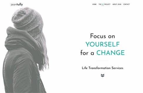 The Me Project - a therapist website design