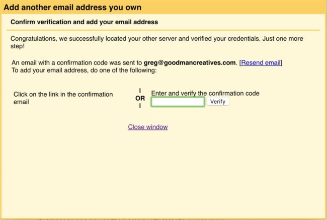 Verifying your Gsuite email address