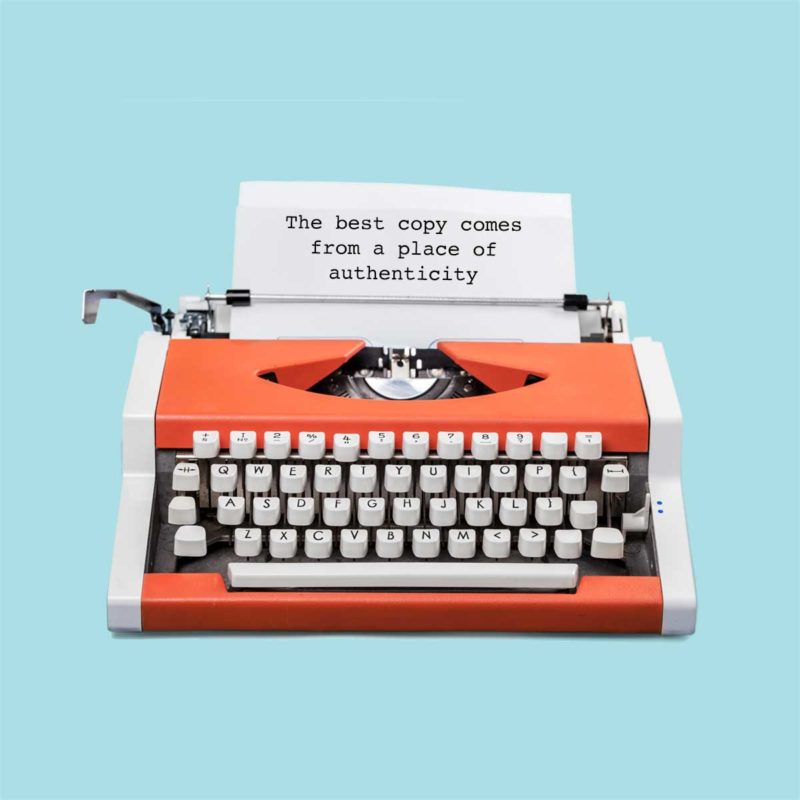 Best therapist copywriting comes from a place of authenticity