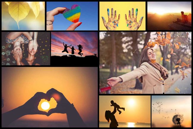 A montage of free therapist stock photos