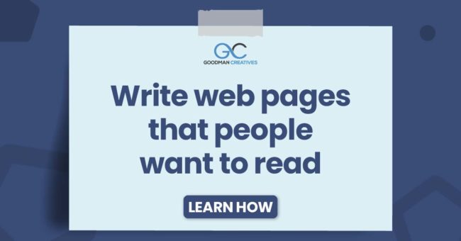 How to write web pages that people want to read
