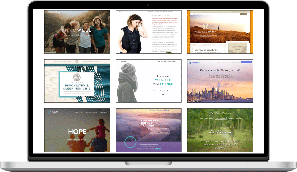 Best web design for therapists