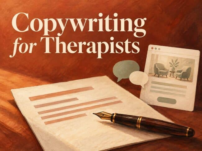 Copywriting for therapists