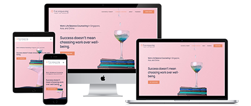 Custom therapist website design