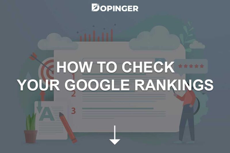 how to check your google rankings