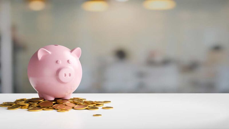 Therapist Marketing Budget Piggy Bank