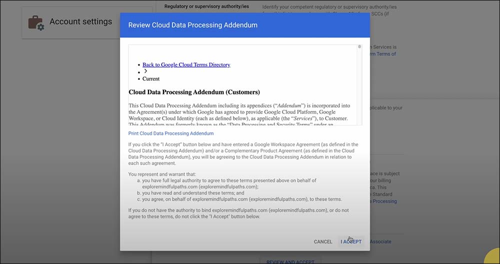 BAA for Google Workspace