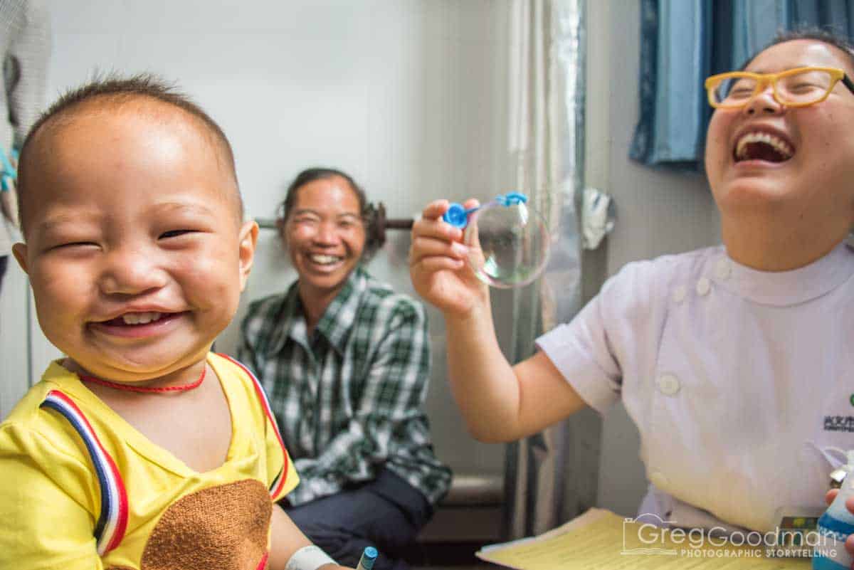 A view inside the Xingyi hospital during an Alliance for Smiles mission in 2014
