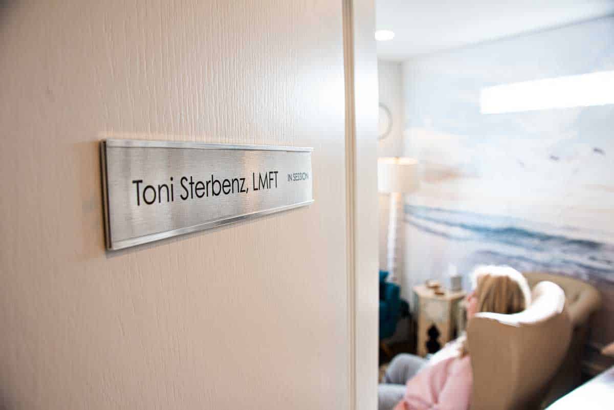Toni Sterbenz LMFT office photos for therapists