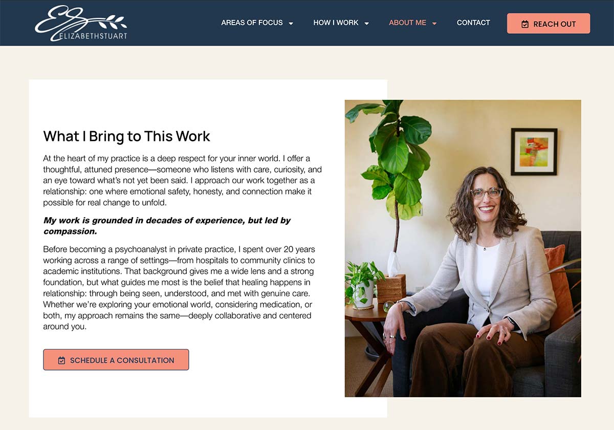 Dr. Elizabeth Stuart psychiatrist photo session ideas and tips