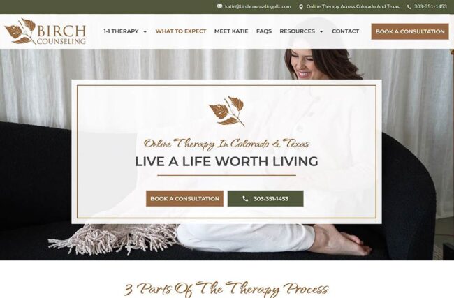 Birch Counseling Website