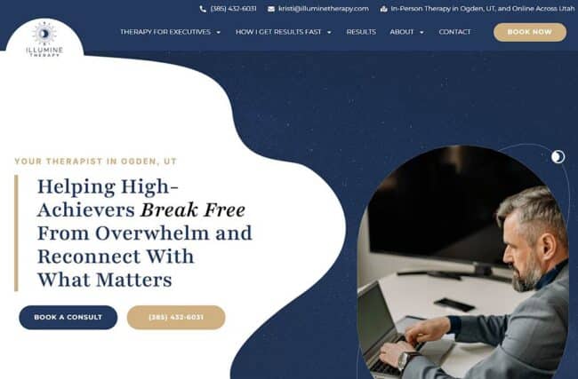 Illumine Therapy Website