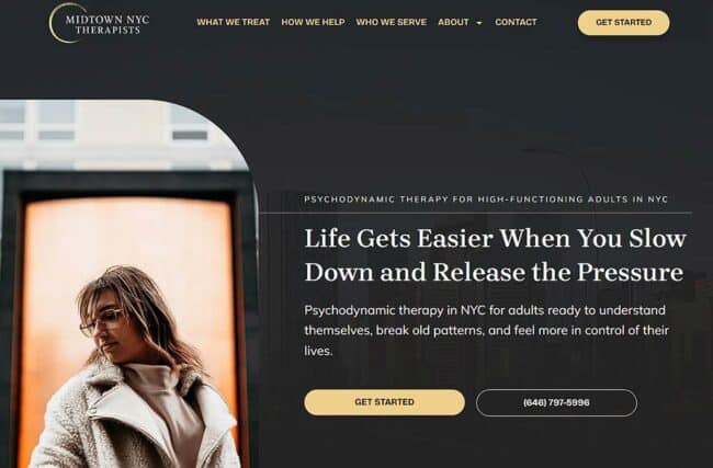Midtown NYC Therapists Website