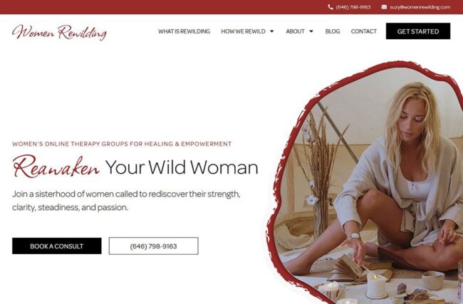 Women Rewilding Website