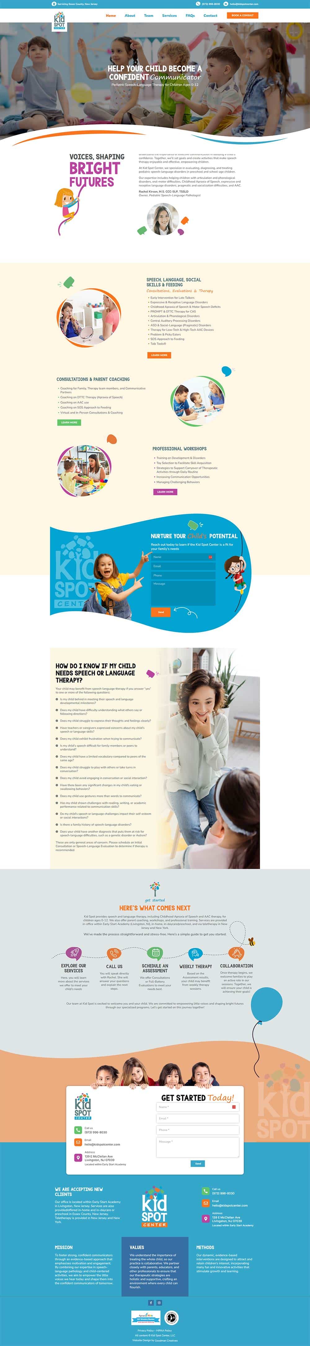 kid spot center llc full page