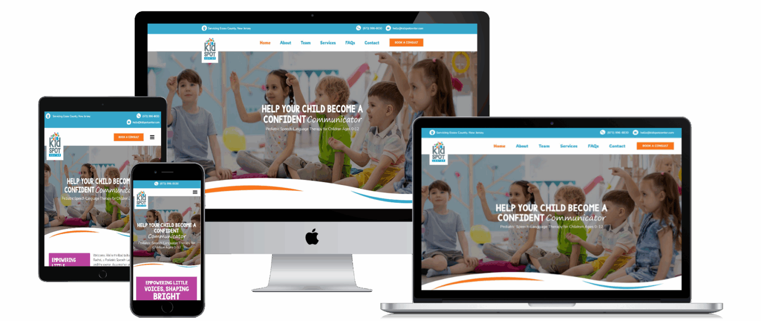 kid spot center llc mockup