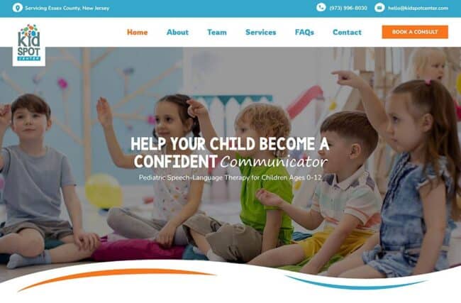kid spot center llc website