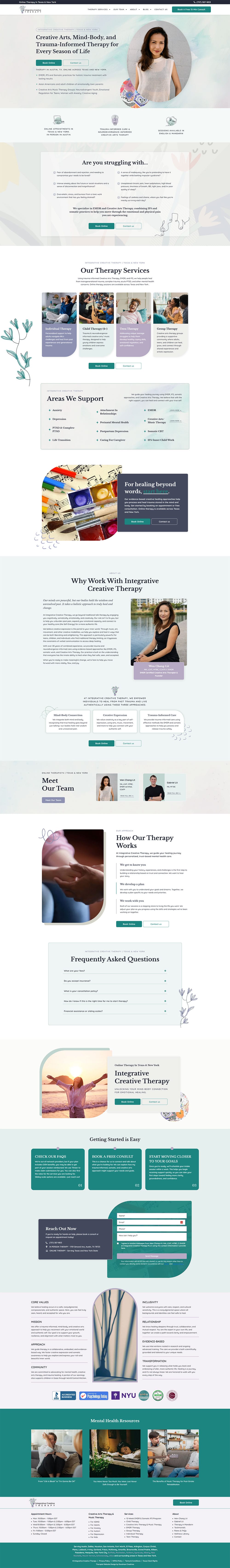 Integrative Creative Therapy Full Page
