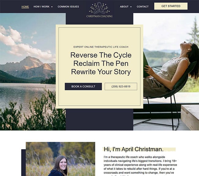 Christman Coaching Website Image