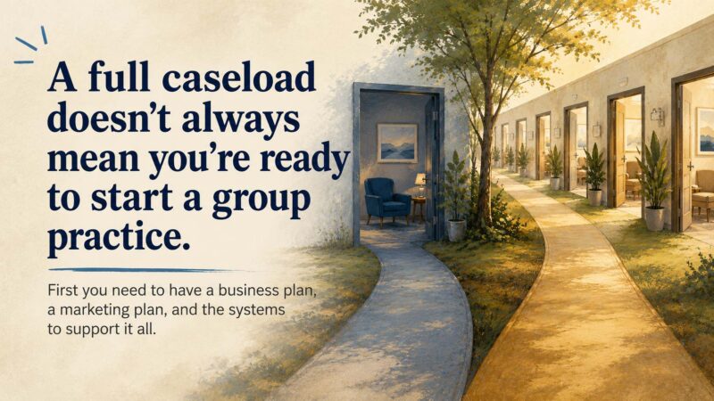 A full caseload is step 1