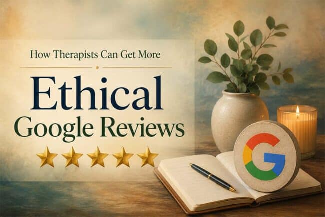 How therapists can get more ethical google reviews