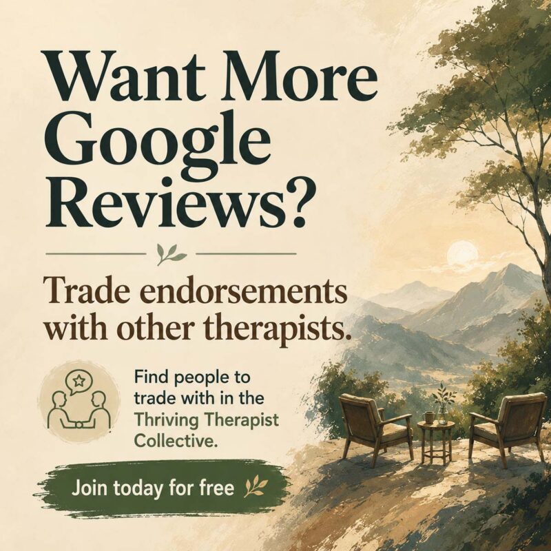 Get more google business reviews for therapists