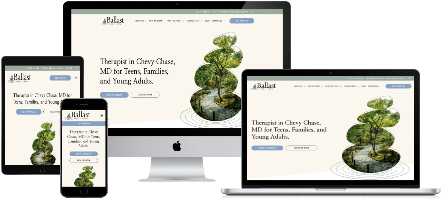 Ballast Health and Wellness Mockup
