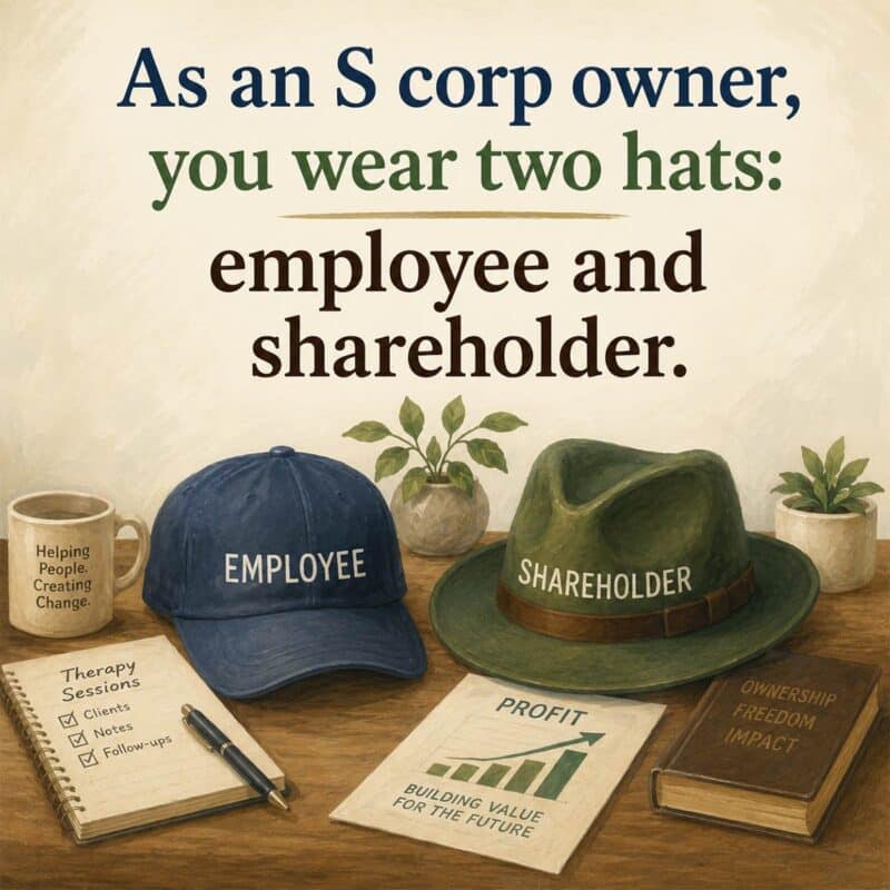 Employees vs shareholder distributions for therapy s corps